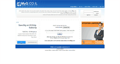 Desktop Screenshot of myg.co.il
